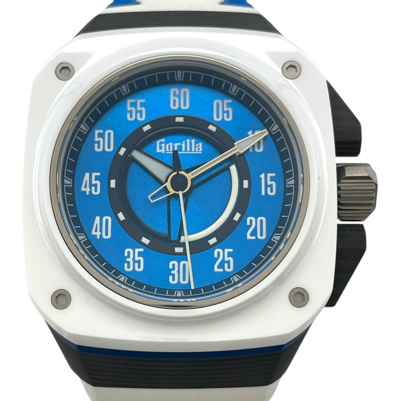 GORILLA レガシー HOKKAIDO 日本ハムファイターズモデル HKF01.0 ブルー カーボン/アルミ/チタン/セラミック 自動巻き メンズ 腕時計