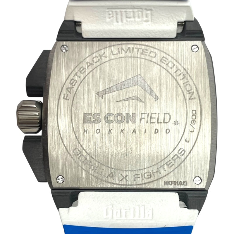 GORILLA レガシー HOKKAIDO 日本ハムファイターズモデル HKF01.0 ブルー カーボン/アルミ/チタン/セラミック 自動巻き メンズ 腕時計