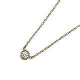 ティファニー TIFFANY＆CO バイザヤードネックレス ゴールド Au750 ジュエリー