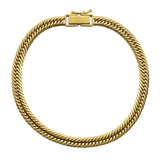 喜平12面トリプルブレス ゴールド 750 ジュエリー