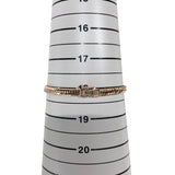 喜平12面トリプルブレス ピンクゴールド 750 ジュエリー