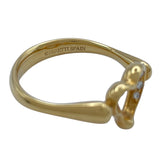 ティファニー TIFFANY＆CO オープンハートリング ゴールド 750 ジュエリー