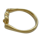 ティファニー TIFFANY＆CO オープンハートリング ゴールド 750 ジュエリー