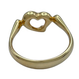 ティファニー TIFFANY＆CO オープンハートリング ゴールド 750 ジュエリー