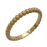 ヴァンクリーフ＆アーペル Van Cleef & Arpels ペルレ スモールリング ゴールド Au750 ジュエリー