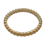 ヴァンクリーフ＆アーペル Van Cleef & Arpels ペルレ スモールリング ゴールド Au750 ジュエリー