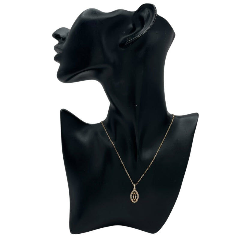カルティエ Cartier ドゥーブルCネックレス ピンクゴールド 750