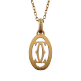 カルティエ Cartier ドゥーブルCネックレス ピンクゴールド 750 ジュエリー