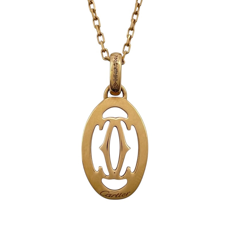カルティエ Cartier ドゥーブルCネックレス ピンクゴールド 750