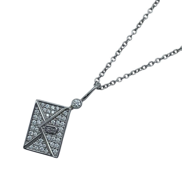 ハリーウィンストン HARRY WINSTON ウィズラブネックレス プラチナ