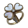 ヴァンクリーフ＆アーペル Van Cleef & Arpels エフイヤージュリング ゴールド Au750 マザーオブパール ジュエリー
