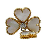 ヴァンクリーフ＆アーペル Van Cleef & Arpels エフイヤージュリング ゴールド Au750 マザーオブパール ジュエリー