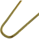 喜平6面Wネックレス ゴールド K18 ジュエリー