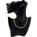 喜平6面Wネックレス ゴールド K18 ジュエリー