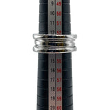 ブルガリ BVLGARI ビーゼロワンリング3バンド ホワイトゴールド 750 ジュエリー