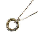 カルティエ Cartier トリニティネックレス ゴールドxピンクゴールドxホワイトゴールド 750 ジュエリー