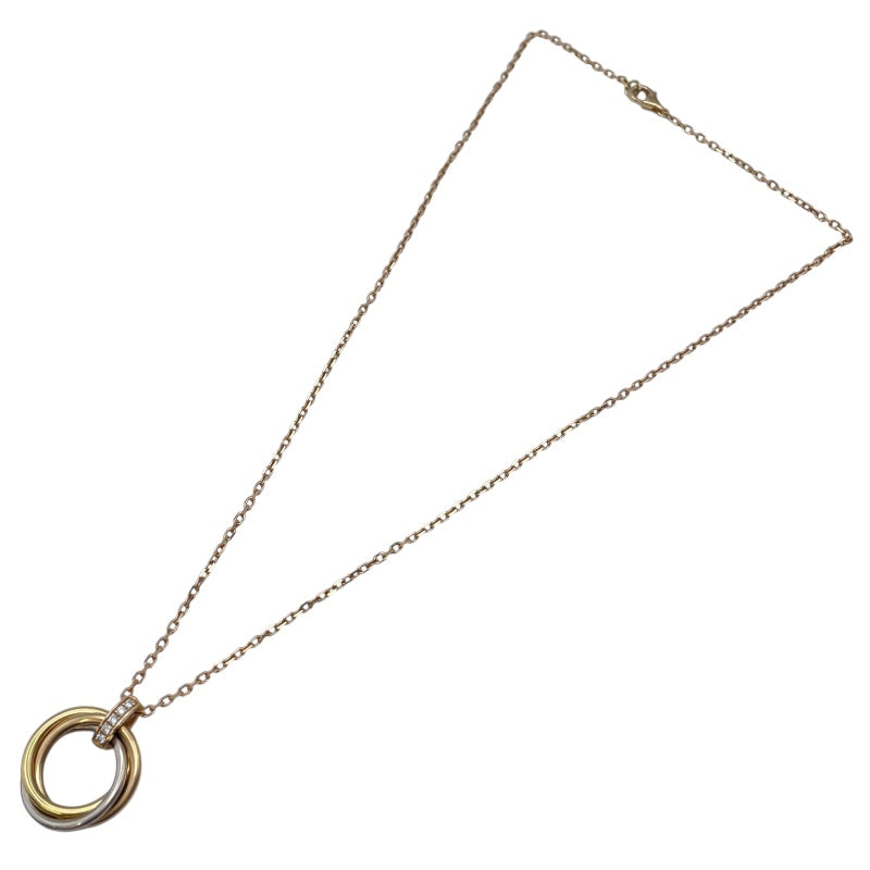 カルティエ Cartier トリニティネックレス ゴールドxピンクゴールドx