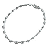 ダイヤモンドブレス ホワイトゴールド K18WG ジュエリー