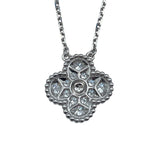 ヴァンクリーフ＆アーペル Van Cleef & Arpels ヴィンテージアルハンブラネックレス ホワイトゴールド Au750 ジュエリー