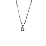 ティファニー TIFFANY＆CO ソリティアネックレス プラチナ Pt950 ジュエリー