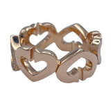 カルティエ Cartier Cハートダイヤリング ピンクゴールド 750 ジュエリー