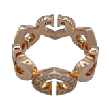 カルティエ Cartier Cハートダイヤリング ピンクゴールド 750 ジュエリー