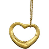 ティファニー TIFFANY＆CO オープンハートネックレス ゴールド 750 ジュエリー