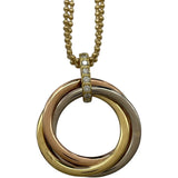 カルティエ Cartier トリニティネックレス ゴールド 750/ダイヤモンド ダイヤモンド ジュエリー