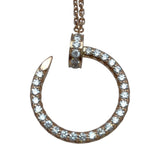 カルティエ Cartier ジュストアンクルネックレス ピンクゴールド Au750 ジュエリー