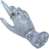 ルイ・ヴィトン LOUIS VUITTON クラッカントオープンフラワーダイヤリング ホワイトゴールド 750/ピンクサファイア/ダイヤモンド ジュエリー