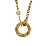 カルティエ Cartier ラブサークルネックレス ゴールド 750 ダイヤモンド ジュエリー