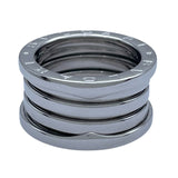 ブルガリ BVLGARI ビーゼロワンリング4バンド(M) ホワイトゴールド 750 ジュエリー