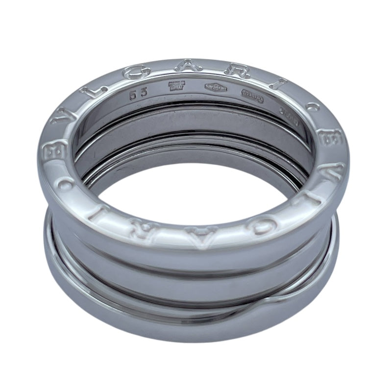 ブルガリ BVLGARI ビーゼロワンリング3バンド(S) ホワイトゴールド 750