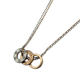 カルティエ Cartier ラブスリーフープネックレス6Pダイヤ ピンクゴールド 750 ジュエリー