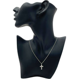 ブルガリ BVLGARI セルペンティクロスネックレス ホワイトゴールド Au750 ダイヤモンド ジュエリー