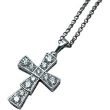 ブルガリ BVLGARI セルペンティクロスネックレス ホワイトゴールド Au750 ダイヤモンド ジュエリー