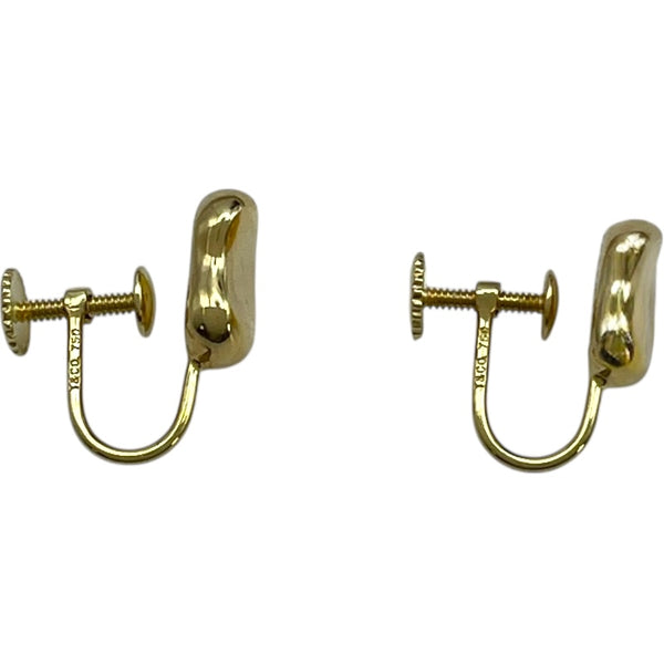 ティファニー TIFFANY＆CO ビーンイヤリング ゴールド 750 ジュエリー