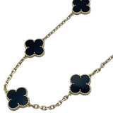 ヴァンクリーフ＆アーペル Van Cleef & Arpels ヴィンテージアルハンブラ ロングネックレス ゴールド 750/オニキス ジュエリー