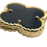 ヴァンクリーフ＆アーペル Van Cleef & Arpels ヴィンテージアルハンブラ ロングネックレス ゴールド 750/オニキス ジュエリー