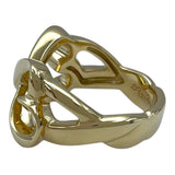 ティファニー TIFFANY＆CO ダブルラビング ハートリング ゴールド 750 ジュエリー