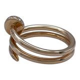 カルティエ Cartier ジュストアンクル ダイヤリング ダブル ピンクゴールド　 Au750/ダイヤモンド ジュエリー