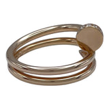 カルティエ Cartier ジュストアンクル ダイヤリング ダブル ピンクゴールド　 Au750/ダイヤモンド ジュエリー