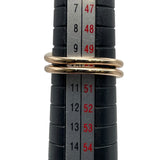 カルティエ Cartier ジュストアンクル ダイヤリング ダブル ピンクゴールド　 Au750/ダイヤモンド ジュエリー