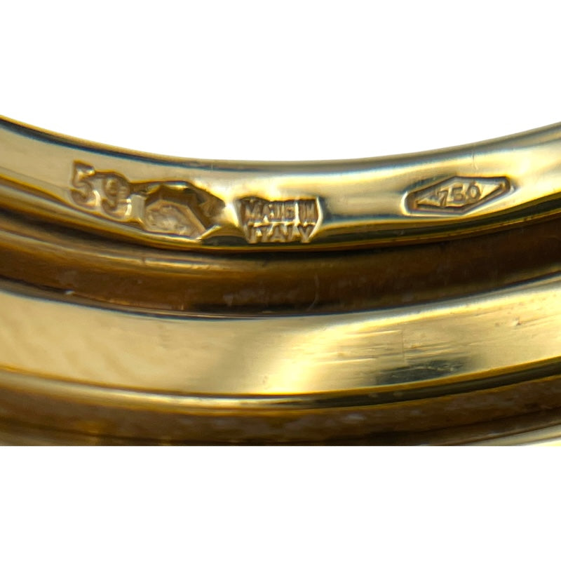 ブルガリ BVLGARI ビーゼロワンリング3バンド ゴールド 750 ジュエリー