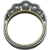 タサキ TASAKI リキッドリング ゴールド 750/Pt900/パール ジュエリー