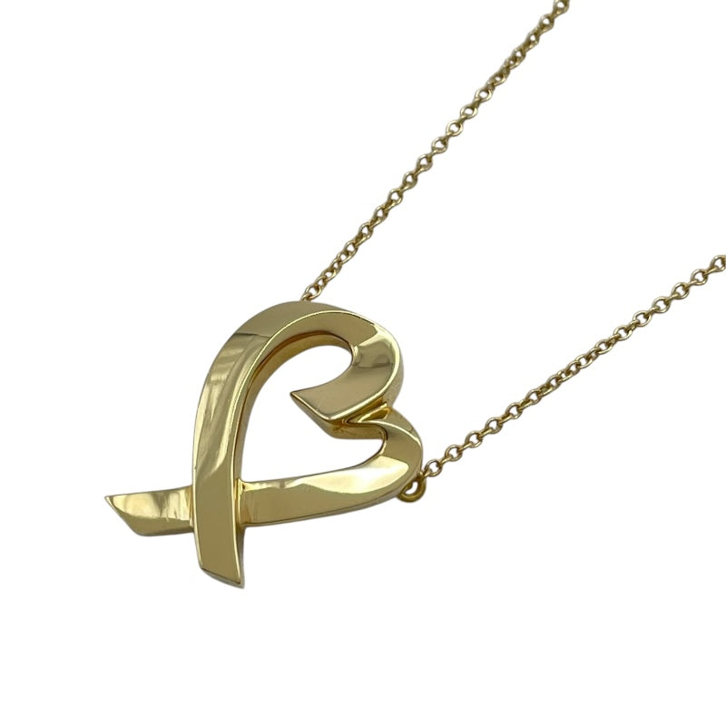 ティファニー TIFFANY＆CO ラビングハートネックレス ゴールド 750YG ジュエリー
