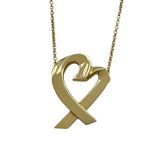 ティファニー TIFFANY＆CO ラビングハートネックレス ゴールド 750YG ジュエリー