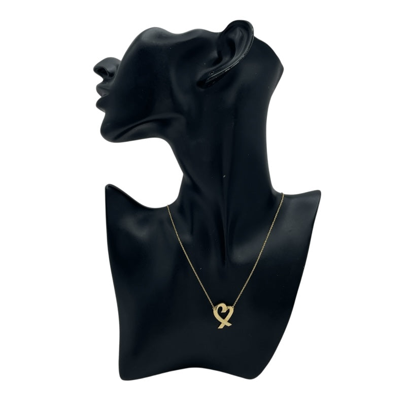 ティファニー TIFFANY＆CO ラビングハートネックレス ゴールド 750YG ジュエリー