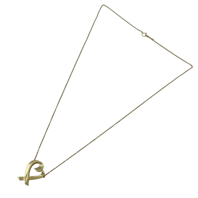 ティファニー TIFFANY＆CO ラビングハートネックレス ゴールド 750YG ジュエリー