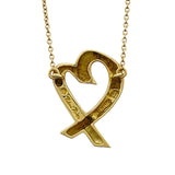 ティファニー TIFFANY＆CO ラビングハートネックレス ゴールド 750YG ジュエリー